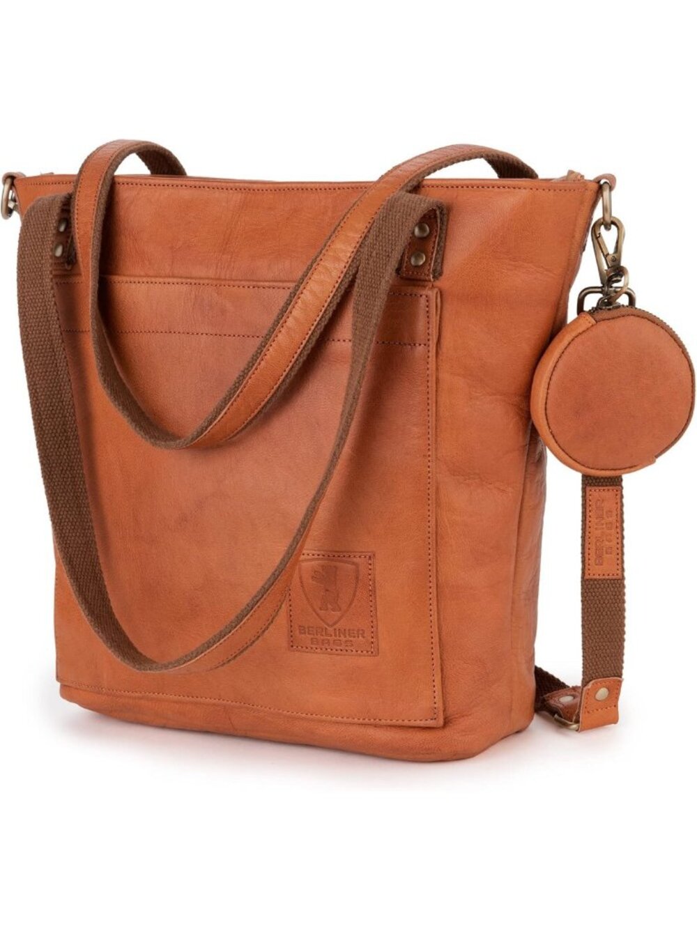 Vintage Full Grain Leather Tote Bag for Women - Stylish, Durable, Chic Handbag